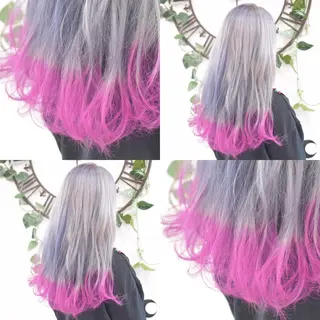 ロング ハイトーン💫 エクステ💫maiのヘアスタイル