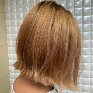 ミディアム カラー unique RINNEのヘアスタイル