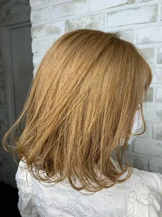 ミディアム り ほのヘアスタイル