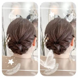 ミディアム ヘアアレンジ 🫧そあん🫧大宮 カットモデル様募集中のヘアスタイル