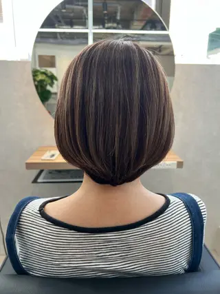 ショート カラー 伊藤　優悟 /白髪ぼかしのヘアスタイル