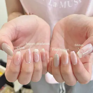 ネイル Momone ／渋谷／パラジェルのネイルデザイン