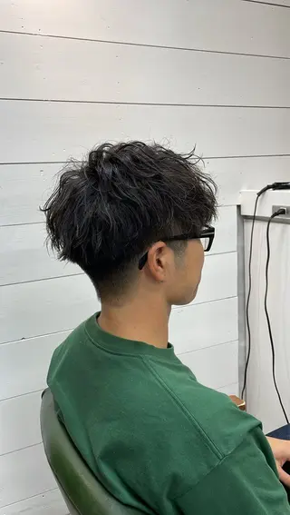 ショート パーマ メンズ 似合わせ/前髪カット /店長   村上直也のヘアスタイル