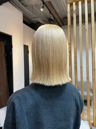 ミディアム カラー STAR RIVER所属・YUI/ ブリーチカラー🌷のヘアスタイル