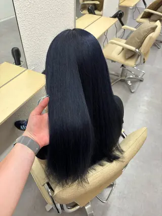 ロング ボブ/ベージュ /MIYUのヘアスタイル