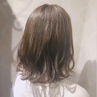 ミディアム カラー 韓国ヘア ♡tomimaのヘアスタイル