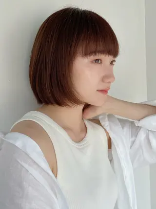 ミディアム ボブ/ミディアム 親しみやすさ/さくらのヘアスタイル
