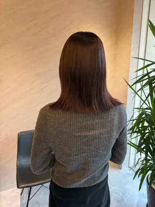 ミディアム カラー Liz所属・Liz aoiのヘアスタイル