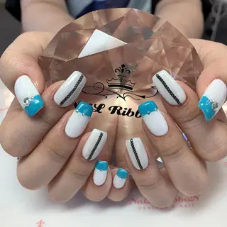 ネイル ネイルリボン 伊藤のネイルデザイン