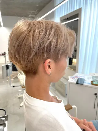 カラー メンズ 柴田泰秀sotti. 髪質改善/ブリーチのヘアスタイル