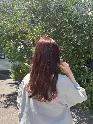 ロング hair lapis上地所属・ハヤシ ユウカのヘアスタイル