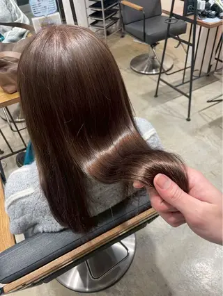 ロング カラーモデル🎨✨ 長與夕夏のヘアスタイル