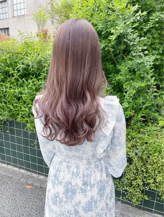 ロング カラー パーソナルカラー໒꒱ 顔タイプ/石塚わかなのヘアスタイル