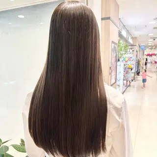 ロング パーマ 艶質改善/縮毛矯正 ササキナツミのヘアスタイル