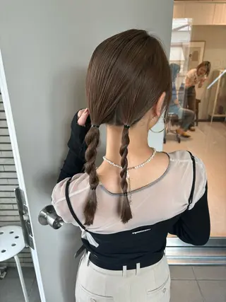 ロング ヘアアレンジ レイヤーカット🎀 kanaのヘアスタイル