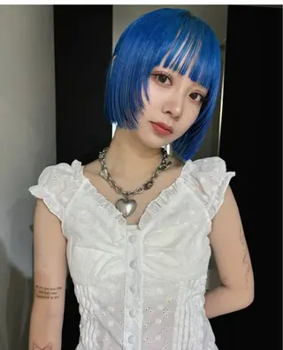 ショート カラー ボブ.顔周りカット カット/ユキカのヘアスタイル