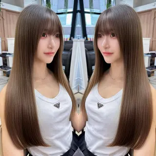 ロング HANARE by youres hair 神楽坂所属・神楽坂/縮毛矯正/ 髪質改善/香村優弥のヘアスタイル