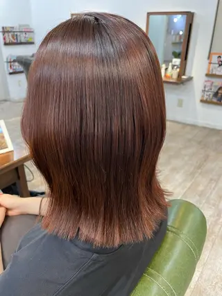 ミディアム ウルフカット/ボブ りなのヘアスタイル