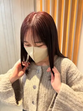 カラー レイヤー/透明感 カラー/nanokaのヘアスタイル