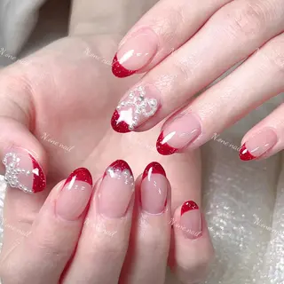 ネイル 長いだし/スカルプ/ パラシェルN.oneのネイルデザイン