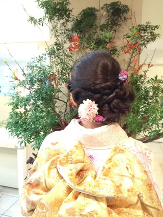 セミロング ロング カラー ヘアアレンジ 髪質改善/練馬/ ASUKAのヘアスタイル