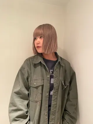 カラー VISION   aoyama所属・かがやしづ ⭐️ハイトーンのヘアスタイル