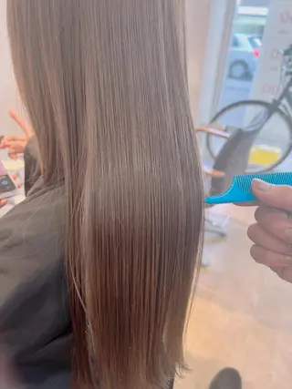 ロング カラー 髪質改善TR特化 副店長 坂田一樹】のヘアスタイル