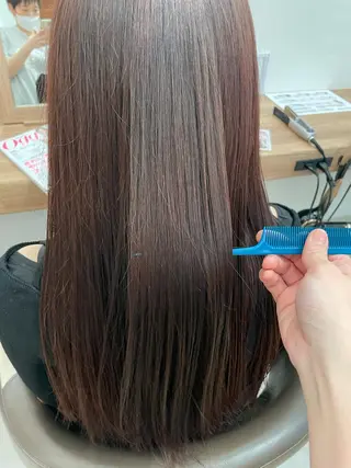 ロング カラー no4ナチュラル戸祭所属・山越 美裕樹のヘアスタイル