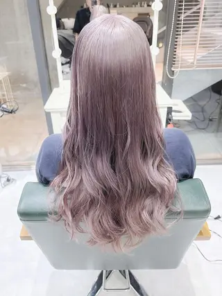 ロング ヘアアレンジ カラー Days 透明感カラーのヘアスタイル