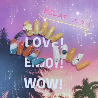 ネイル ネイルサロンエクラ 🫧Shizukaのネイルデザイン