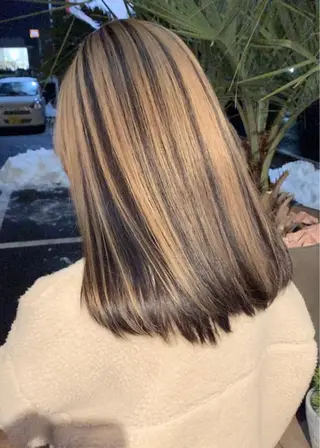 ロング カラー 韓国ヘア/レイヤー /大嶽佑馬のヘアスタイル