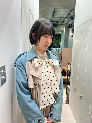 ミディアム カコ/レイヤーカット ヘアアレンジのヘアスタイル