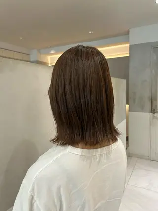 ミディアム ナチュラル/韓国💎 haruka 💎のヘアスタイル