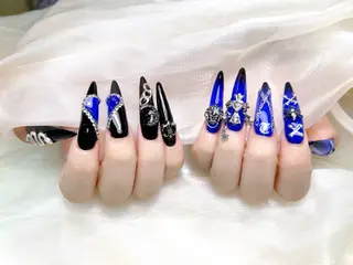 ネイル lucky nail 歌舞伎町のネイルデザイン