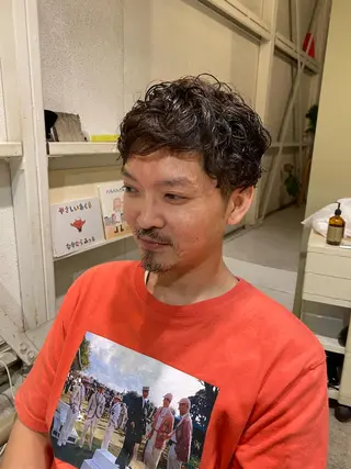 パーマ メンズ &72 takiのヘアスタイル