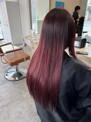 ロング カラー オスズ 🎀´-のヘアスタイル