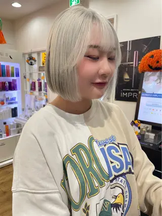 ショート カラー 美容学生必見❣️お得 クーポン有り💓池辺のヘアスタイル