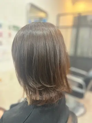 ミディアム 艶髪🥣透明感カラー 🫧前田奈津実のヘアスタイル