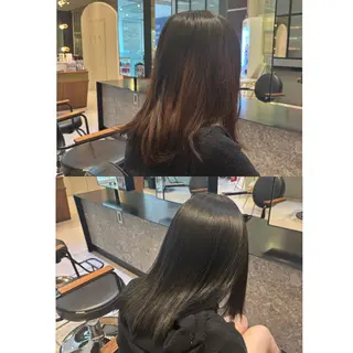 ミディアム カラー/髪質改善 トリートメント/優果のヘアスタイル