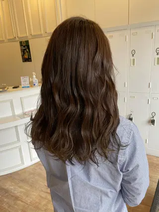 ロング カラー 大阪長居🌱野見山 卓也のヘアスタイル