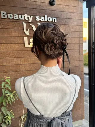 ヘアアレンジ マツパ/髪質改善/ ラベゼ岩倉のマツエク・マツパデザイン