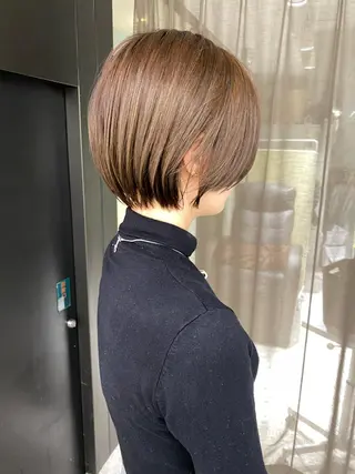 ショート 京都レイヤーカット/ 縮毛矯正/羽柴りくのヘアスタイル