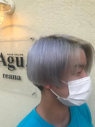 メンズ agu hair  reana香椎千早店所属・うめ とものヘアスタイル