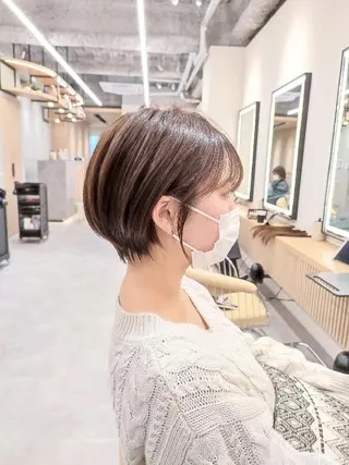 ショート 【似合わせ・レイヤー ・パーマ】海気のヘアスタイル