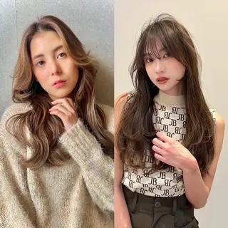 ロング やましたまゆ 上本町/谷九/カラーのヘアスタイル