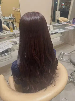 カラー 河村 紗良のヘアスタイル
