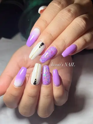 ネイル かな/40代からの カジュアルネイルのネイルデザイン