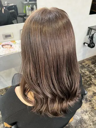 セミロング カラー ハイトーン/韓国風/ 艶髪/吉祥寺のヘアスタイル