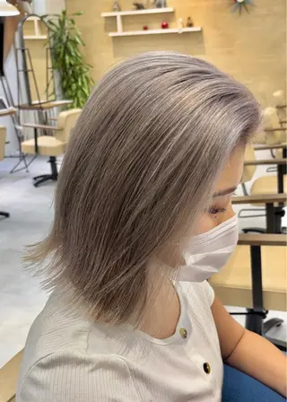 ミディアム メンズバレイヤージュ 斉藤春のヘアスタイル