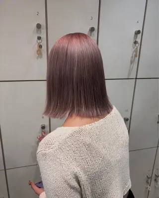 ショート カラー ボブ/ショート/金田 夏葵のヘアスタイル